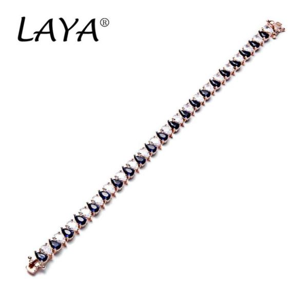 laya tennis bracelet for women 925 sterling silver rose gold inlaid synthetic blue crystal wedding original modern luxury jewelry22239968, Golden;silver
laya tennis bracelet for women 925 sterling silver rose gold inlaid synthetic blue crystal wedding original modern luxury jewelry22239968, Golden;silver