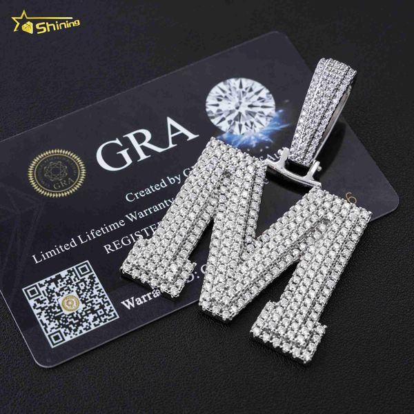 hip hop fine jewelry silver 925 vvs moissanite iced out diamond custom luxury initial letter pendant
hip hop fine jewelry silver 925 vvs moissanite iced out diamond custom luxury initial letter pendant