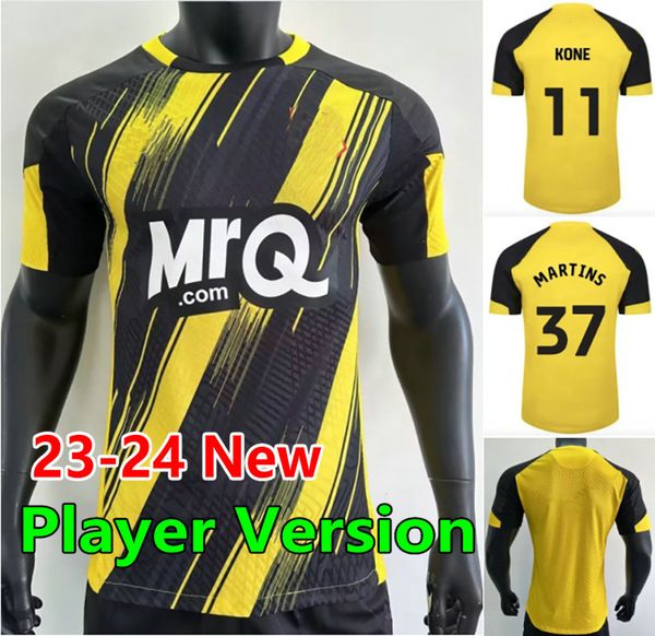 2023 2024 bayo ince watfords soccer jerseys player version home 23 24 martins louza asprilla sema kone football shirts kayembe kalu livermor, Black;yellow
2023 2024 bayo ince watfords soccer jerseys player version home 23 24 martins louza asprilla sema kone football shirts kayembe kalu livermor, Black;yellow