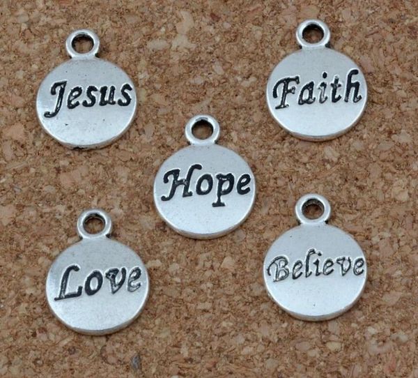 vintage silver hope believe love faith jesus charm pendant for european bracelet necklace earrings fashion jewelry making women cr6754917, Bronze;silver
vintage silver hope believe love faith jesus charm pendant for european bracelet necklace earrings fashion jewelry making women cr6754917, Bronze;silver