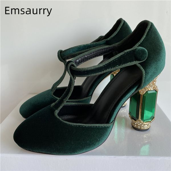 dress shoes luxury emerald agate chunky heel wedding shoes jeweled high heel shoes t-strap green velvet round toe pumps women 230822, Black
dress shoes luxury emerald agate chunky heel wedding shoes jeweled high heel shoes t-strap green velvet round toe pumps women 230822, Black