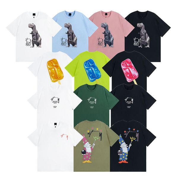 2023 summer new designer stu men's t-shirts fashion cotton letter and cartoon printed high street casual short sleeve classics trendy, White;black
2023 summer new designer stu men's t-shirts fashion cotton letter and cartoon printed high street casual short sleeve classics trendy, White;black