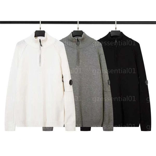 designer sweater men polo sweater mens jumper cp clothing company pullover stand collar half zip knitted wool knitwear designer sweater men, White;black
designer sweater men polo sweater mens jumper cp clothing company pullover stand collar half zip knitted wool knitwear designer sweater men, White;black