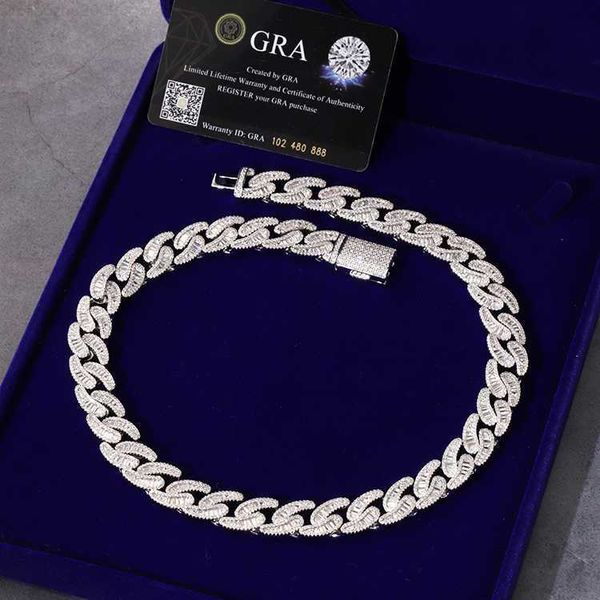 fashion chain 15mm wide 925 sterling silver d/vvs moissanite baguette diamond cuban link chain for luxury jewelry
fashion chain 15mm wide 925 sterling silver d/vvs moissanite baguette diamond cuban link chain for luxury jewelry