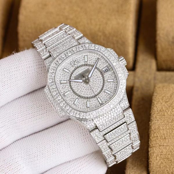 gr factory makes full diamond ladies mechanical watch 324 integrated movement 35.2mm size sapphire glass waterproof, Slivery;brown
gr factory makes full diamond ladies mechanical watch 324 integrated movement 35.2mm size sapphire glass waterproof, Slivery;brown