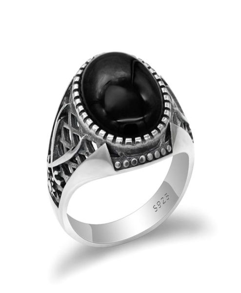 925 sterling silver vintage men ring with black agate stone ring double swords thai silver style for manturkish handmade jewelry7930311, Golden;silver
925 sterling silver vintage men ring with black agate stone ring double swords thai silver style for manturkish handmade jewelry7930311, Golden;silver
