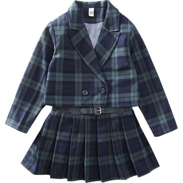 clothing sets junior girls spring and autumn college style student uniform suits children plaid coats pleated skirt white shirt outfits 2308
clothing sets junior girls spring and autumn college style student uniform suits children plaid coats pleated skirt white shirt outfits 2308