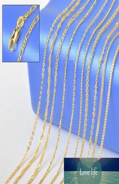 sample order 18 mix 10 kinds solid yellow gold color venice figaro rolo curb necklace chains 1 22mm286z3307922, Blue;slivery
sample order 18 mix 10 kinds solid yellow gold color venice figaro rolo curb necklace chains 1 22mm286z3307922, Blue;slivery