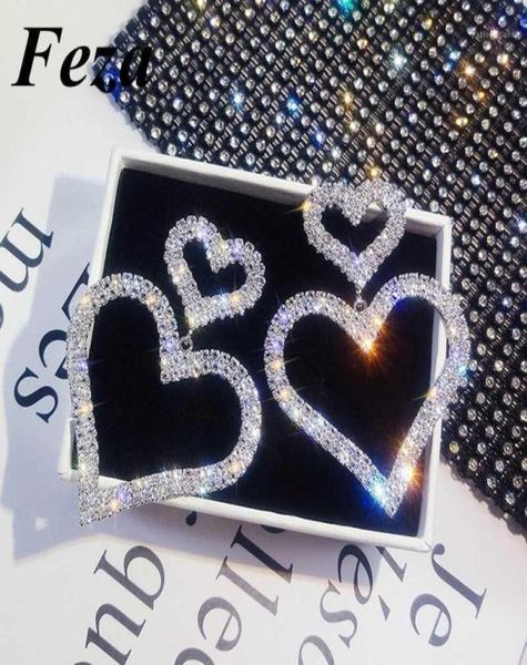stud fezawedding jewelry double heart earrings small big for women shinning rhinestone femme bijoux cute gifts11872516, Golden;silver
stud fezawedding jewelry double heart earrings small big for women shinning rhinestone femme bijoux cute gifts11872516, Golden;silver