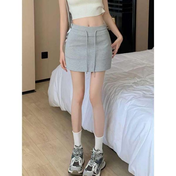 rope short skirt womens summer casual sports half length all matching high waist a line, Black
rope short skirt womens summer casual sports half length all matching high waist a line, Black