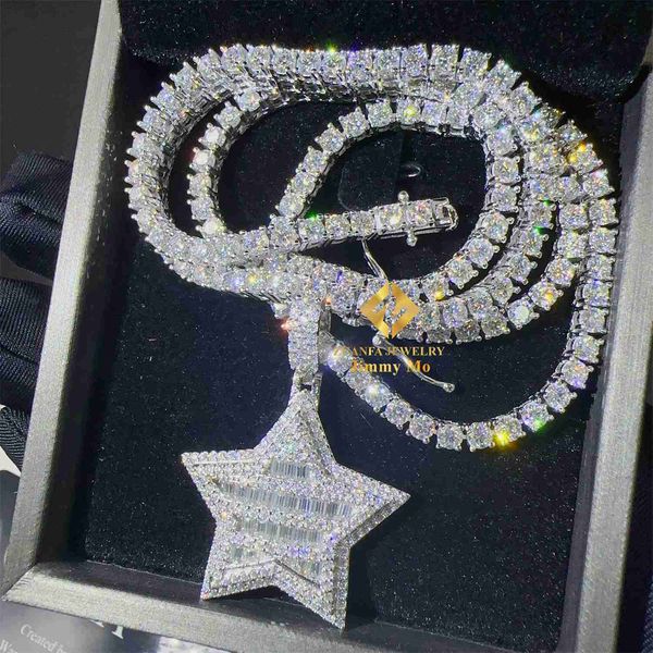 gra certificates pass diamond tester iced out fire jewelry 925 silver vvs1 baguette moissanite diamond pendant necklace gift
gra certificates pass diamond tester iced out fire jewelry 925 silver vvs1 baguette moissanite diamond pendant necklace gift
