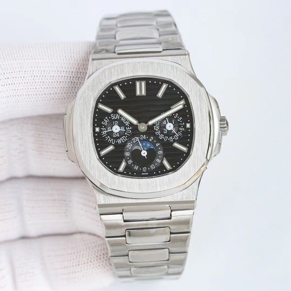 tw factory produces men's sports & leisure watch 5740 series 40mm size cal.324 automatic winding movement stainless steel, Slivery;brown
tw factory produces men's sports & leisure watch 5740 series 40mm size cal.324 automatic winding movement stainless steel, Slivery;brown
