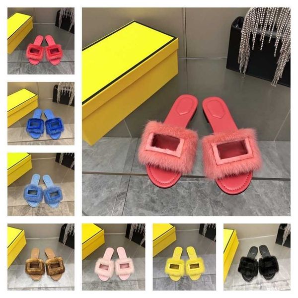 f baguette fur furry slipper designer mink hair flat mules shoes gladiator sandals plush warm winter autumn slipper slides womans brown hous, Black
f baguette fur furry slipper designer mink hair flat mules shoes gladiator sandals plush warm winter autumn slipper slides womans brown hous, Black