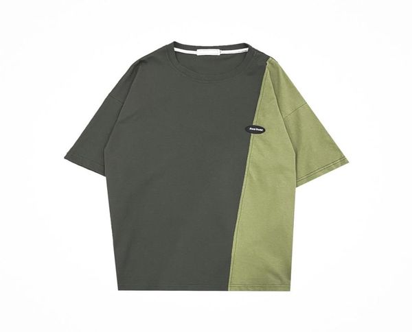 spring and summer fashion t shirt tide brand wild loose personality color matching short sleeve trend casual mens clothing4934269, White;black
spring and summer fashion t shirt tide brand wild loose personality color matching short sleeve trend casual mens clothing4934269, White;black