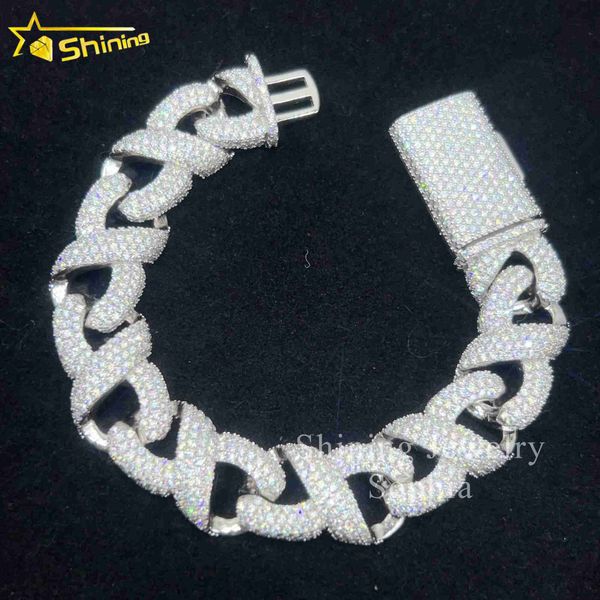 fine jewelry bracelet hip hop iced out design 925 sterling silver d-vvs1 moissanite diamond cuban link bracelet
fine jewelry bracelet hip hop iced out design 925 sterling silver d-vvs1 moissanite diamond cuban link bracelet