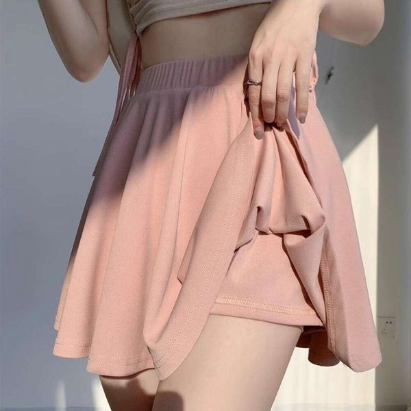 pink ice silk pleated skirt for womens summer style trouser high waist slim thin short a line, Black
pink ice silk pleated skirt for womens summer style trouser high waist slim thin short a line, Black