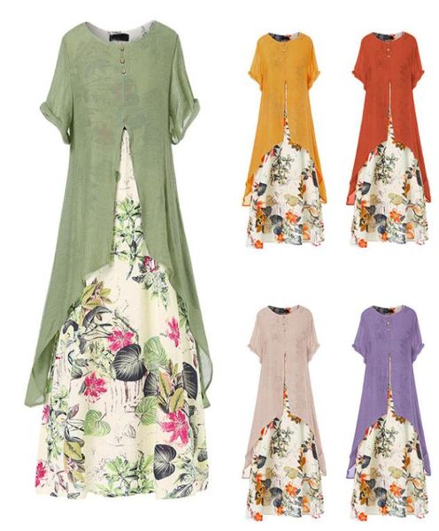5 colors womens plus size dresses solid color print stitching casual short sleeve cotton linen oneck large swing dress6999849, Black
5 colors womens plus size dresses solid color print stitching casual short sleeve cotton linen oneck large swing dress6999849, Black