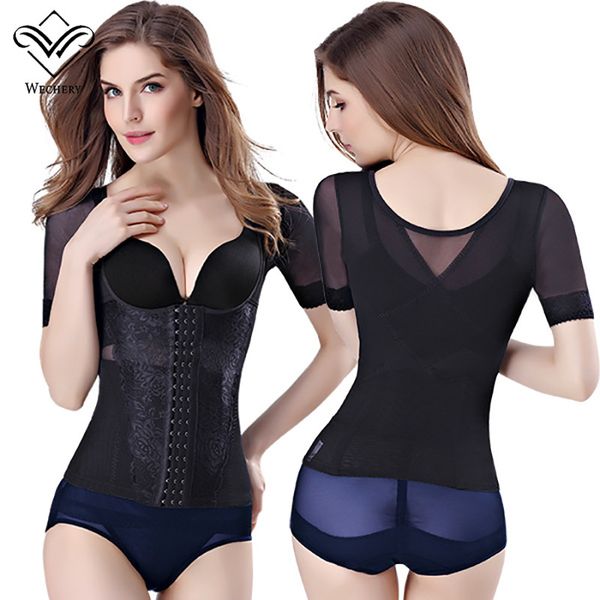 new short sleeve women's shapers light and breathable waist trimmers postpartum corset, Black;white
new short sleeve women's shapers light and breathable waist trimmers postpartum corset, Black;white