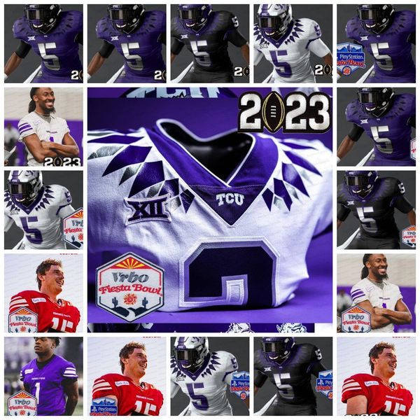 custom max duggan jersey tcu horned frogs football championship jersey quentin johnston jordon hudson garrett hayes shadrach banks wes harri, Black;red
custom max duggan jersey tcu horned frogs football championship jersey quentin johnston jordon hudson garrett hayes shadrach banks wes harri, Black;red