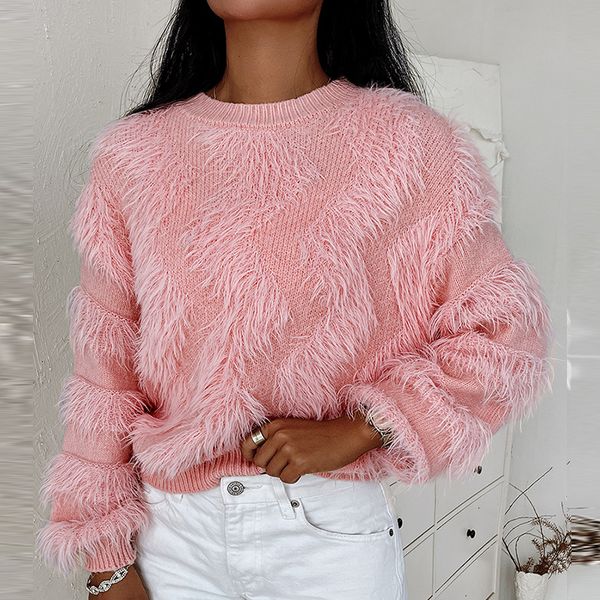womens sweaters fashion o neck long sleeved pullover elegant multicolor loose soft knitted sweater winter fleece warm 230822, White;black
womens sweaters fashion o neck long sleeved pullover elegant multicolor loose soft knitted sweater winter fleece warm 230822, White;black