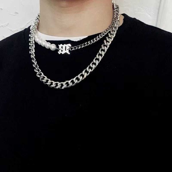 designer cuban chain fashion men and women trend ins hip hop exaggerated titanium steel does not fade high street rough, Silver
designer cuban chain fashion men and women trend ins hip hop exaggerated titanium steel does not fade high street rough, Silver