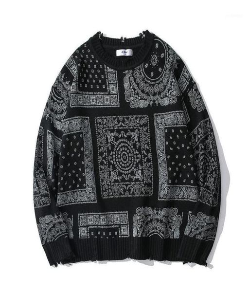 high street fashion couple knit pullovers autumn cashew flower print ripped sweater men039s loose oversize oneck knitwear coat3732961, White;black
high street fashion couple knit pullovers autumn cashew flower print ripped sweater men039s loose oversize oneck knitwear coat3732961, White;black
