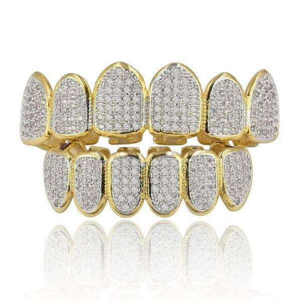 hip hop grillz men women street fashion grade quality bling zirconia micro paved teeth braces luxury 18k gold plating copper denta9697462, Black
hip hop grillz men women street fashion grade quality bling zirconia micro paved teeth braces luxury 18k gold plating copper denta9697462, Black