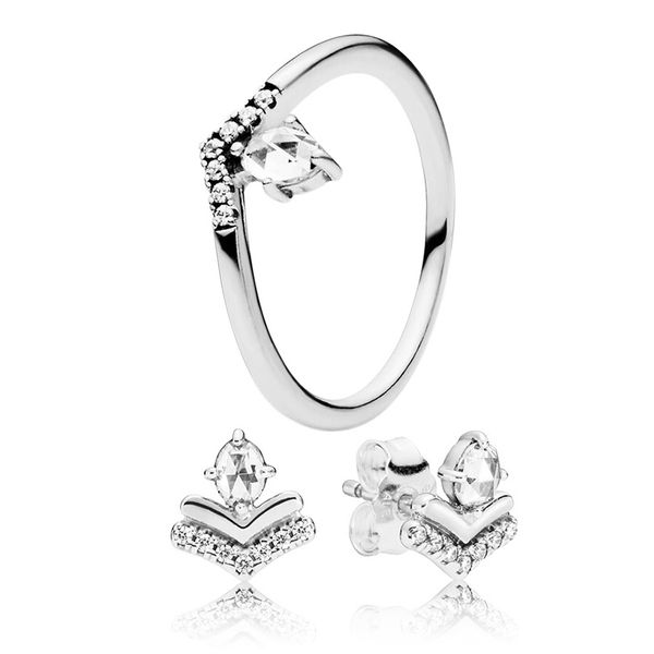 classic wishbone ring and stud earrings set for pandora real 925 sterling silver designer jewelry set for women grisl luxury earring rings w
classic wishbone ring and stud earrings set for pandora real 925 sterling silver designer jewelry set for women grisl luxury earring rings w