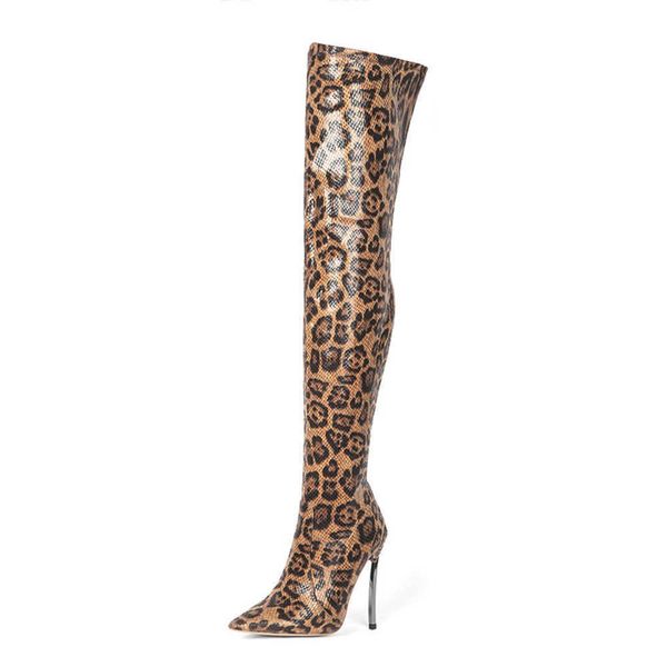 2022 spring and autumn new style leopard print knee length boots fashion women's iron heel shoes large 230822, Black
2022 spring and autumn new style leopard print knee length boots fashion women's iron heel shoes large 230822, Black