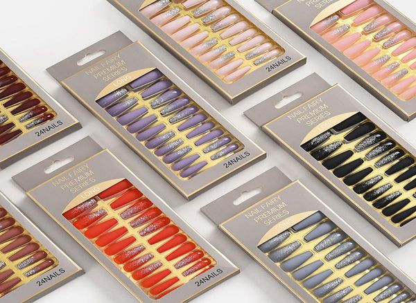 matte frosted gradient nail 24pcsset press on long coffin nails wearable detachable false nails with adhesive sticker1179376, Red;gold
matte frosted gradient nail 24pcsset press on long coffin nails wearable detachable false nails with adhesive sticker1179376, Red;gold