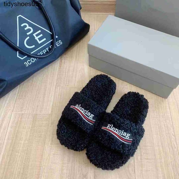 paris wool slippers women wear 2023 new autumn and winter embroidery letter balenciga lamb wool slippers cotton slippers women, Black
paris wool slippers women wear 2023 new autumn and winter embroidery letter balenciga lamb wool slippers cotton slippers women, Black