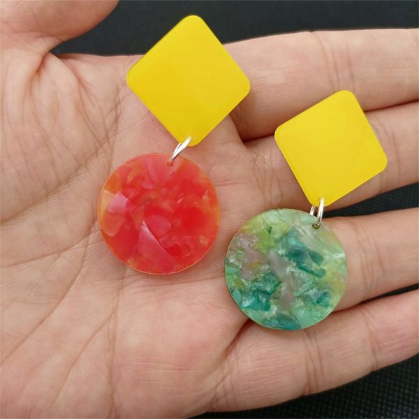 vintage acrylic marbleized drop earrings for women geometric novelty party jewelry accessories, Silver
vintage acrylic marbleized drop earrings for women geometric novelty party jewelry accessories, Silver