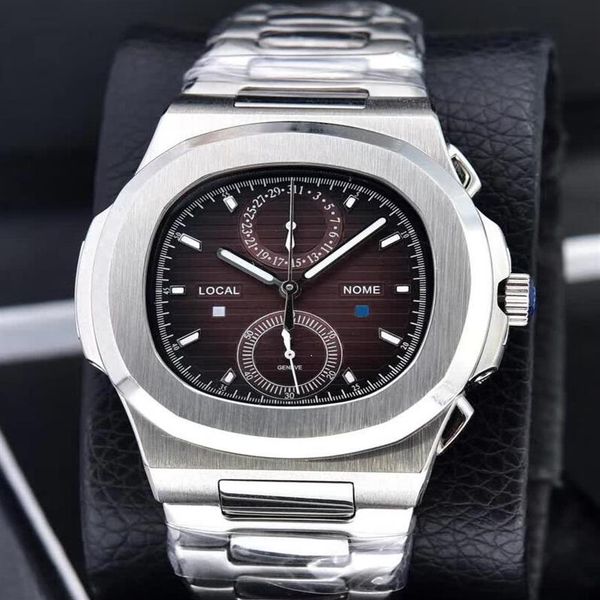 4 color luxury nautilus 5990 1a-001 40 5mm stainless steel asia mechanical automatic men's mens watch watches223q, Slivery;brown
4 color luxury nautilus 5990 1a-001 40 5mm stainless steel asia mechanical automatic men's mens watch watches223q, Slivery;brown