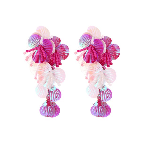 stud fresh and colorful sequins flower tassel earrings cross border exaggerate dopamine handmade string rice beads 230823, Golden;silver
stud fresh and colorful sequins flower tassel earrings cross border exaggerate dopamine handmade string rice beads 230823, Golden;silver