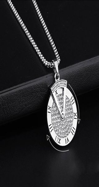 spinner time pendant necklace stainless steel zircon women mens necklace fashion jewelry with roman numeral luckey pendant4200656, Silver
spinner time pendant necklace stainless steel zircon women mens necklace fashion jewelry with roman numeral luckey pendant4200656, Silver