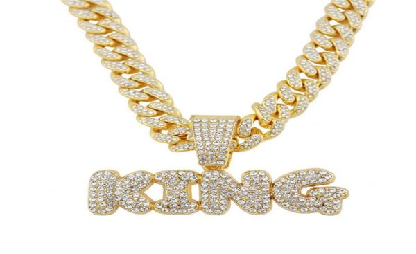 pendant necklaces men hip hop king letters necklace with 13mm miami cuban chain iced out bling hiphop male charm jewelry1845349, Silver
pendant necklaces men hip hop king letters necklace with 13mm miami cuban chain iced out bling hiphop male charm jewelry1845349, Silver