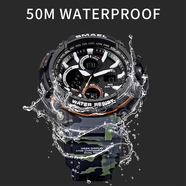 cwp smael sport waterproof led digital watch male clock relogio masculino erkek kol saati 1708b men watches2673, Slivery;brown
cwp smael sport waterproof led digital watch male clock relogio masculino erkek kol saati 1708b men watches2673, Slivery;brown