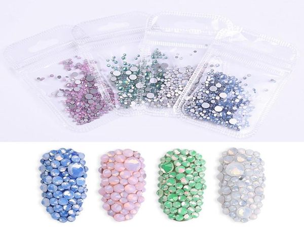 ss0420 mixed size opal white crystal nail art rhinestones decorashion diamond for nail tips manicure stone accessories9783476, Black
ss0420 mixed size opal white crystal nail art rhinestones decorashion diamond for nail tips manicure stone accessories9783476, Black