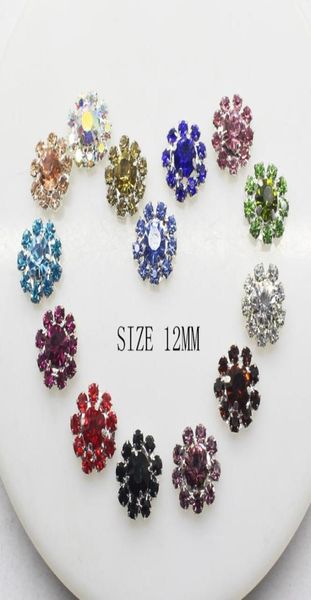 50pcs 12mm mixed colors flower metal rhinestone button wedding embellishment crafting diy hair flower accessory9080795, Black
50pcs 12mm mixed colors flower metal rhinestone button wedding embellishment crafting diy hair flower accessory9080795, Black
