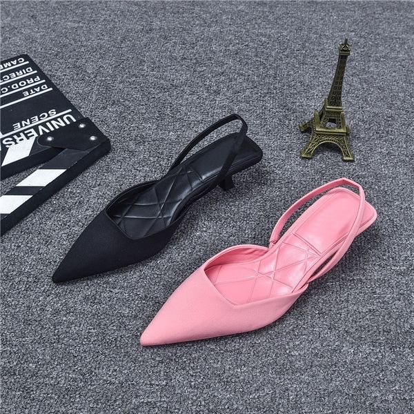 dress shoes 2023 green pointed toe slingback temperament on heels french girl fashion stiletto sandals professional women's 230823, Black
dress shoes 2023 green pointed toe slingback temperament on heels french girl fashion stiletto sandals professional women's 230823, Black