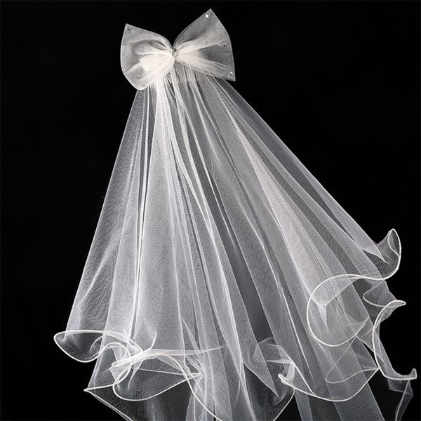 wedding veil with comb for kids wedding hair accessories for girls 2 tier bow embellishment, Black
wedding veil with comb for kids wedding hair accessories for girls 2 tier bow embellishment, Black