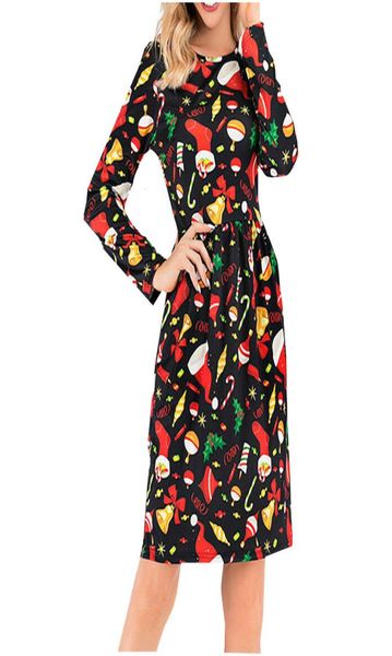 christmas round neck short sleeve short dress femininity plus size print long skirt4694162, Black;gray
christmas round neck short sleeve short dress femininity plus size print long skirt4694162, Black;gray