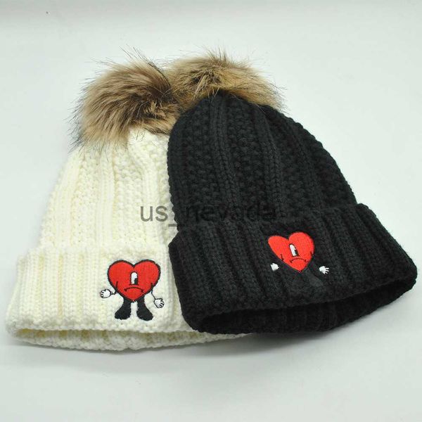 beanie/skull caps bad rabbit hip hop singer bad bunny embroidered knitted wool hat autumn and winter warm wool ball knitted hat j230823, Blue;gray
beanie/skull caps bad rabbit hip hop singer bad bunny embroidered knitted wool hat autumn and winter warm wool ball knitted hat j230823, Blue;gray