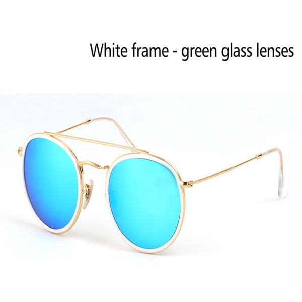 whole-highest quality style sunglasses for men women alloy frame mirrored glass lens double bridge retro eyewear with box and 262q, White;black
whole-highest quality style sunglasses for men women alloy frame mirrored glass lens double bridge retro eyewear with box and 262q, White;black