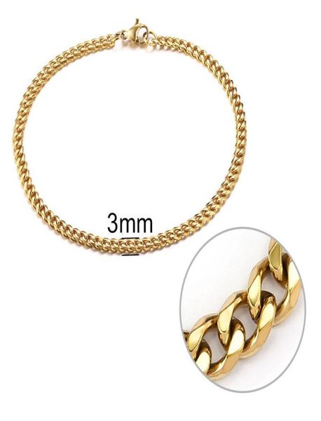 link chain 3mm men bracelet stainless steel curb cuban link bangle for male women hiphop trendy wrist jewelry gift 192123cm5548727, Black
link chain 3mm men bracelet stainless steel curb cuban link bangle for male women hiphop trendy wrist jewelry gift 192123cm5548727, Black