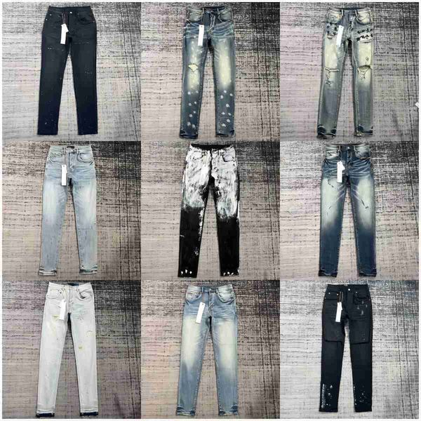 mens purple jeans designer stacked long pants ksubi ripped high street brand patch hole denim straight fashion streetwear silm, Blue
mens purple jeans designer stacked long pants ksubi ripped high street brand patch hole denim straight fashion streetwear silm, Blue