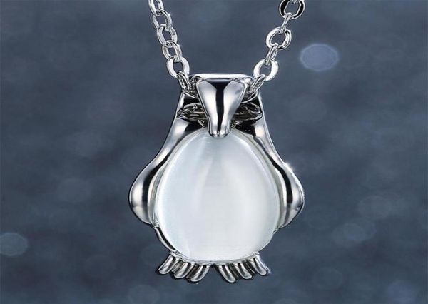 women pendant necklace penguin animal necklaces sliver plated charms opal necklace vintage jewelry for girl women gift4873032, Silver
women pendant necklace penguin animal necklaces sliver plated charms opal necklace vintage jewelry for girl women gift4873032, Silver