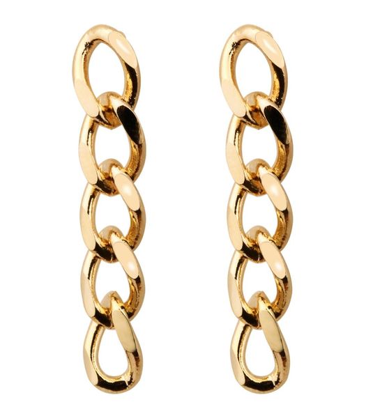 14k gold plated stud earring for women female trend long curb chain link earrings jewelry9764553, Golden;silver
14k gold plated stud earring for women female trend long curb chain link earrings jewelry9764553, Golden;silver