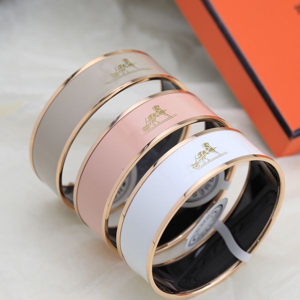 10a quality copper enamel bangle designer 925 sterling silver bracelet fashion women rose gold luxury jewelry charm bracelets with original, Black
10a quality copper enamel bangle designer 925 sterling silver bracelet fashion women rose gold luxury jewelry charm bracelets with original, Black