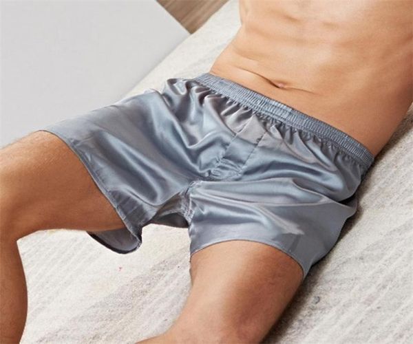 men039s satin silk fivepoint shorts loose pajamas classic solid color boxer panties beach pants 3xl underwear short men sleepw7538675, Black;white
men039s satin silk fivepoint shorts loose pajamas classic solid color boxer panties beach pants 3xl underwear short men sleepw7538675, Black;white